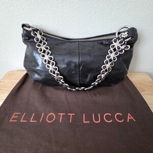 Elliott Lucca Small Leather Baguette